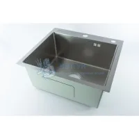 Мойка для кухни Fmark FSC5050L сатин, нержавеющая сталь,  500*500*210 мм