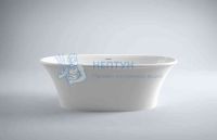 Ванна из искусственного мрамора овальная 1700x750 Cezares MELODIA-170-75-57-G